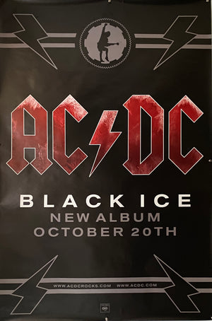 Original 2008 AC/DC UK 4 Sheet Promo Poster