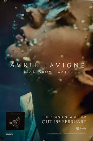 Original 2019 Avril Lavigne - Head Above Water Promo Poster