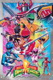 Might Morphin Power Rangers - Original Tom Walker Graphic Art Print - Cosmic Foil Variant