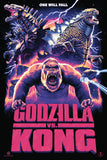 Copy of Godzilla vs. Kong - Original Tom Walker Graphic Art Print - Red Version