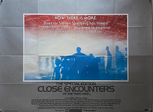 Original 1980 Close Encounters Of The Third Kind -  Special Edition Release UK Quad Poster