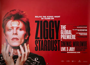 Original 2023 Ziggy Stardust UK Quad Poster