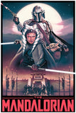 Copy of Mandalorian (Red Version) - Licensed Screen Print - Artist Proof - Tom Walker