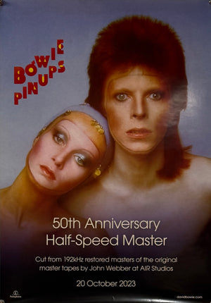 Original 2023 David Bowie Pin Ups 50th Anniversary - Promo Poster