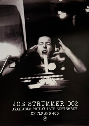 Original 2022 - joe strummer 002 The Mescaleros Years Original Double Sided Promo Poster