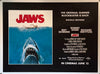 Original 2012 Jaws Re-Release UK Quad Poster