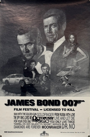 James Bond: 007 - Licensed to Kill Film Festival - Original Poster