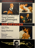 Original 1964 James Bond: 007 - Goldfinger - German One Sheet Poster