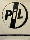 Original 1983 Public Image Limited - Live in Tokyo - Commercial Poster