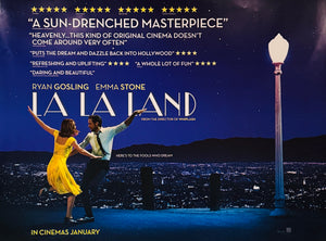 Original 2016 -  La La Land Teaser - UK Quad Poster