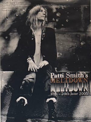 Original 2005 -  Patti Smith - Meltdown - Concert Poster