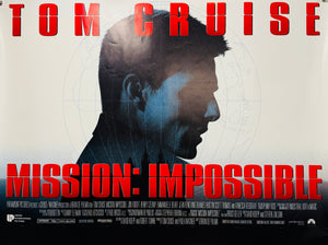 Original Tom Cruise - Mission Impossible Posters - UK Quad Posters Movies 1 - 7