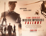 Original 2018 - Tom Cruise - Mission Impossible: Fallout -  UK Quad Poster