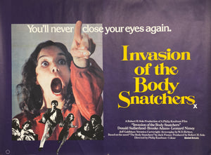 Original 1978 Invasion of the Body Snatchers UK Quad Poster