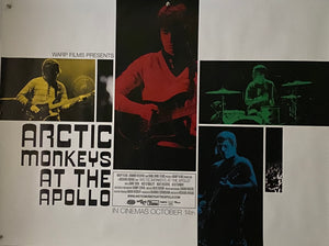 Original 2008 Arctic Monkeys at The Apollo UK Quad Poster