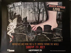 Original 2014 Monty Python Live UK Quad Poster