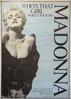 1987 Madonna - World Tour Promo Poster