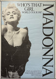 1987 Madonna - World Tour Promo Poster