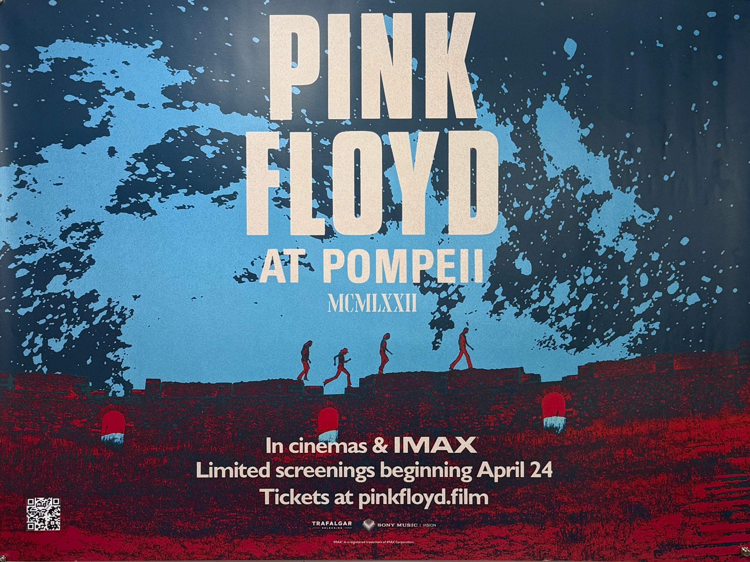 Original 2025 - Pink Floyd - Live At Pompeii MCMLXXII- UK Quad