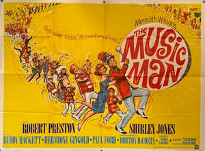 Original 1962 -  The Music Man - UK Quad Poster