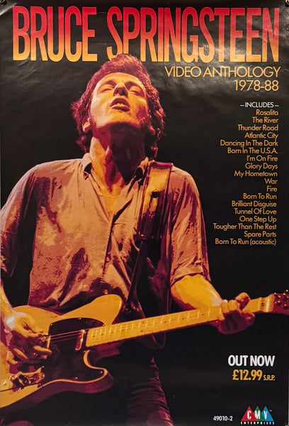 1989 Bruce Springsteen - Video Anthology 1978-88 - VHS Release Promo P ...