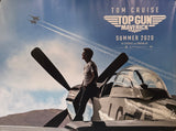 Original 2020 Top Gun Maverick UK Quad Teaser Poster (Withdrawn Version)