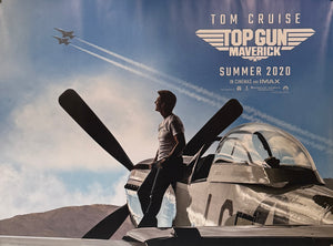 Original 2020 Top Gun Maverick UK Quad Teaser Poster (Withdrawn Version)