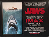 Original 2022 Jaws IMAX 3D -Release UK Quad Poster