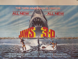 Original 1983 - Jaws 3-D - UK Quad Poster