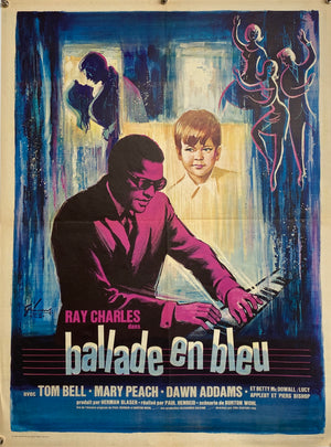 Original 1964 - Ballade En Bleu - French One Sheet Poster