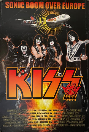 Original 2010 KISS - Sonic Boom Tour - promotional poster