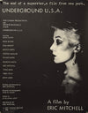 Original 1980 - Underground U.S.A - One Sheet Poster