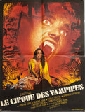 Original 1972 Vampire Circus French affiche Poster