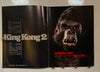 Original 1986 - King Kong 2 (King Kong Lives) - Japanese B2 Poster and Japanese Synopsis book