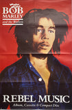 Original 1986 Bob Marley and the Wailers - Rebel Music Bus Shelter (UK 4 Sheet) Poster