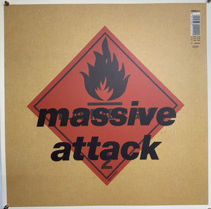 Original 2011 Massive Attack Blue Lines Lithograph print