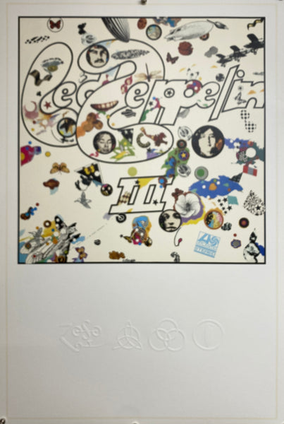 Original 2011 - Led Zeppelin Three - Mythgem Lithograph – Poster Freaks