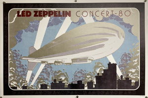 Original 2011 - Led Zeppelin Concert 80 - Mythgem Lithograph