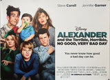 Original 2014 - Disney's - Alexander - UK Quad Poster