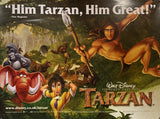 Original 1999 - Disney's - Tarzan - UK Quad Poster
