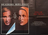 Original 1982 - Roy Scheider & Meryl Streep Still Of The Night - UK Quad Poster