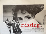 Original 1982 - Jack Lemmon/Sissy Spacek - Missing - UK Quad Poster