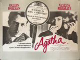 Original 1979 - Dustin Hoffman/Vanessa Redgrave - Agatha - UK Quad Poster
