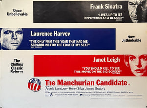 Original 1988 - The Manchurian Candidate Re-Release - UK Quad Poster