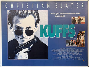 Original 1992 - Christian slater - KUFFS - UK Quad Poster