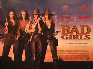 Original 1994 - Bad Girls - UK Quad Poster