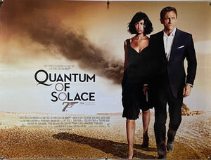 Original 2008 - James Bond Quantum of Solace - UK Quad Poster