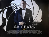 Original 2012 James Bond Skyfall - UK Quad Poster