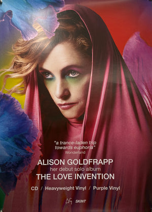 Original 2023 - Alison Goldfrapp – The Love Invention - Promo Poster + Postcard