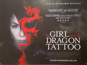 2009 The Girl With The Dragon Tattoo Trilogy - UK Quad Posters